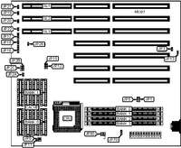 VISIONEX   486 AT MOTHERBOARD MODEL [4GPV5]