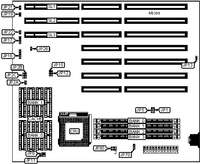 VISIONEX   486 AT MOTHERBOARD MODEL [4SPV5]
