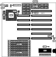 UNIDENTIFIED   486 MOTHER BOARD