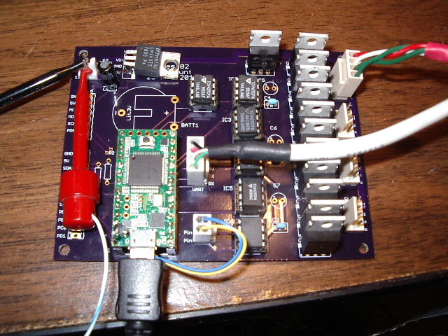 Overview of the RGB LED driver board Overview of the RGB LED driver board