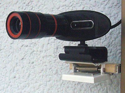 図5:望遠/ワイド・レンズも接着可能 <click>→図6:主基板だけの入替も可能