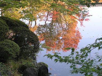 図1:和歌山城址・西の丸公園 <click>→図2:(拡大)