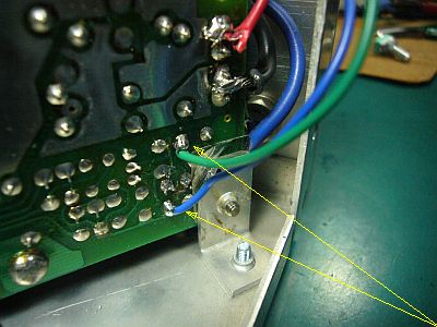 図3:電圧可変の箇所 <click>→図4:最大電圧は約25V、最低は約4V