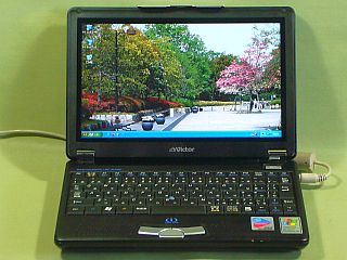 図1:WinXpで動作中のXP7310 <click>→図2:購入時の姿